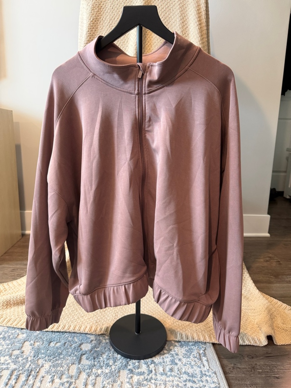 all in motion Mauve Zip-Up Jacket